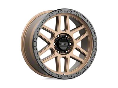 KMC Mesa Matte Bronze with Black Lip Wheel; 17x9; -12mm Offset