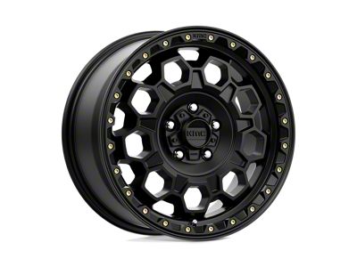 KMC Trek Satin Black Wheel; 17x9; 0mm Offset