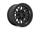KMC GRS Satin Black Wheel; 17x8.5; 0mm Offset; 5x127mm Bolt Pattern; 71.50mm Hub Bore