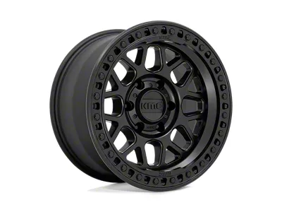 KMC GRS Satin Black Wheel; 18x9; 18mm Offset