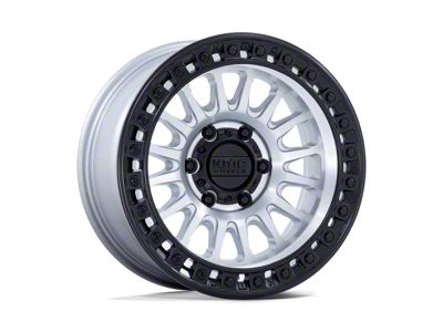 KMC IMS Machined with Black Lip Wheel; 17x8.5; 25mm Offset; 6x139.7mm Bolt Pattern; 106.10mm Hub Bore