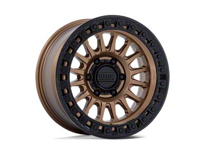 KMC IMS Matte Bronze with Gloss Black Lip Wheel; 18x9; 30mm Offset