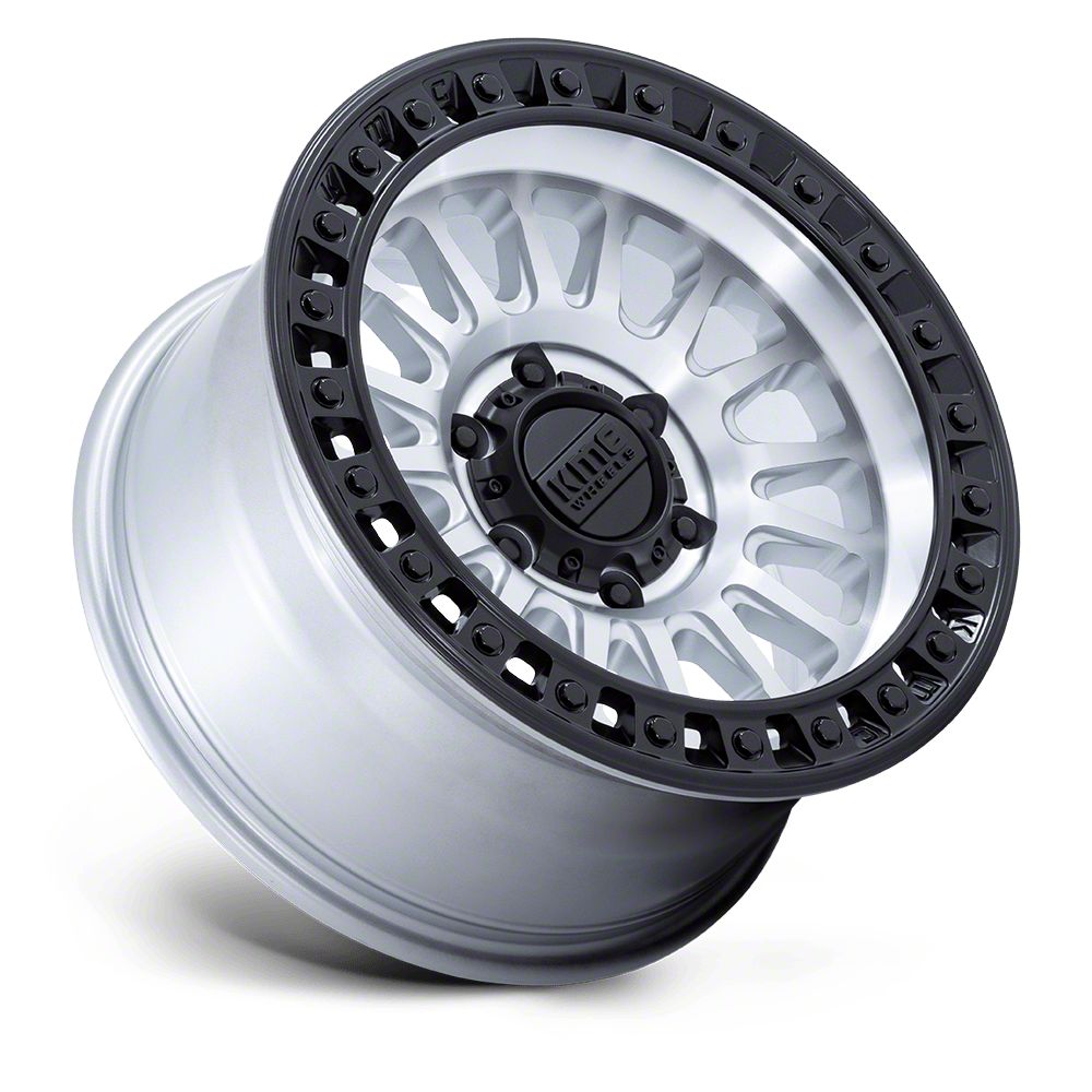 KMC Throtl IMS Machined with Black Lip Wheel; 20x9; 0mm Offset