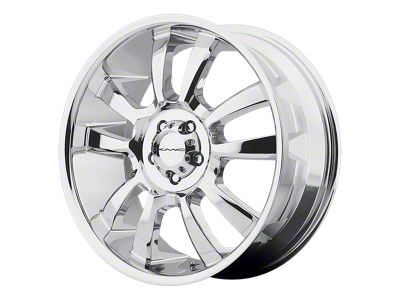 KMC Skitch Chrome Wheel; 24x9.5; 30mm Offset; 6x139.7mm Bolt Pattern; 100.30mm Hub Bore