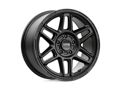 KMC Nomad Satin Black Wheel; 17x8; 38mm Offset