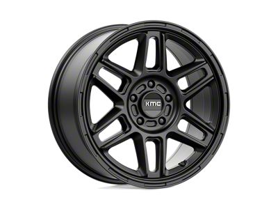 KMC Nomad Satin Black Wheel; 17x8; 38mm Offset