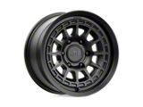 KMC Canyon Satin Black Wheel; 17x8.5; 0mm Offset; 5x127mm Bolt Pattern; 71.50mm Hub Bore