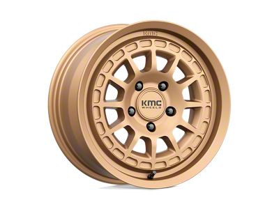 KMC Canyon Matte Bronze Wheel; 17x8; 35mm Offset; 5x114.3mm Bolt Pattern; 72.56mm Hub Bore