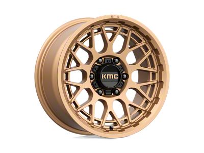 KMC Technic Matte Bronze Wheel; 17x8.5; 18mm Offset; 6x139.7mm Bolt Pattern; 106.10mm Hub Bore