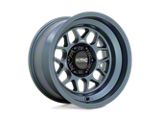 KMC Terra Metallic Blue Wheel; 17x9; -38mm Offset; 6x139.7mm Bolt Pattern; 106.10mm Hub Bore