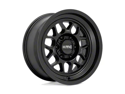KMC Terra Satin Black Wheel; 17x8.5; 0mm Offset