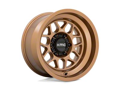 KMC Terra Matte Bronze Wheel; 17x9; -38mm Offset; 6x139.7mm Bolt Pattern; 106.10mm Hub Bore