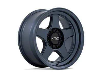 KMC Lobo Metallic Blue Wheel; 17x8.5; -10mm Offset