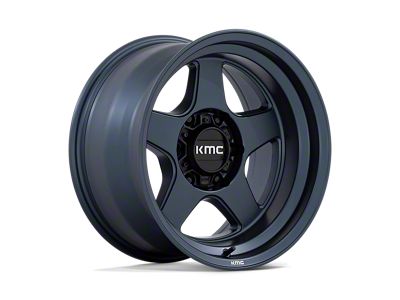 KMC Lobo Metallic Blue Wheel; 17x8.5; 18mm Offset
