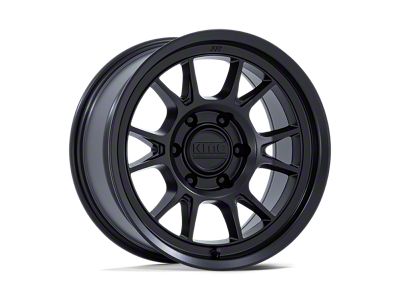 KMC Range Matte Black Wheel; 17x8.5; 0mm Offset