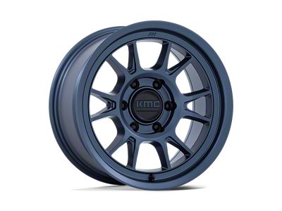 KMC Range Metallic Blue Wheel; 17x8.5; -10mm Offset
