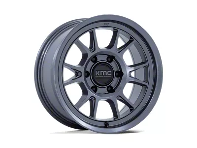 KMC Range Matte Anthracite Wheel; 17x8.5; -10mm Offset; 6x139.7mm Bolt Pattern; 106.10mm Hub Bore