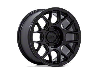 KMC Hatchet Matte Black Wheel; 17x8.5; -10mm Offset