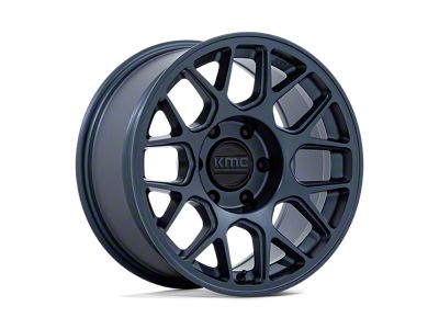 KMC Hatchet Metallic Blue Wheel; 17x8.5; -10mm Offset