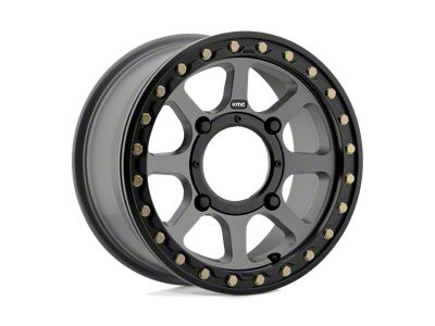 KMC Addict 2 Beadlock Satin Gray Wheel; 14x7; 38mm Offset