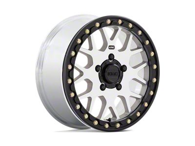 KMC Grenade Beadlock Machined Wheel; 15x6; 38mm Offset