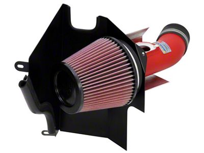 K&N 02-07 WRX/STi Wrinkle Red Typhoon Short Ram Intake - 69-8001TWR
