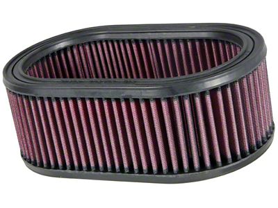 K&N Oval Air Filter - 8-7/8in L 5-1/4in W 3-1/4in - E-3461