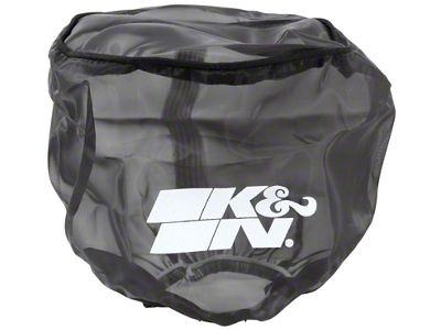 K&N 6in ID x 6inH Closed Top Black DryCharger Air - 22-8045DK