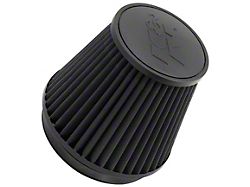 K&N Universal Rubber Filter Round Tapered 6in Flange ID x - RU-3102HBK