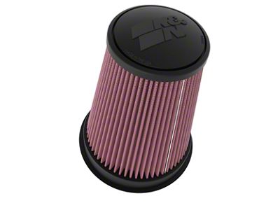 K&N Air Filter; 5-Inch Inlet; 10.50-Inch Length (Universal; Some Adaptation May Be Required)