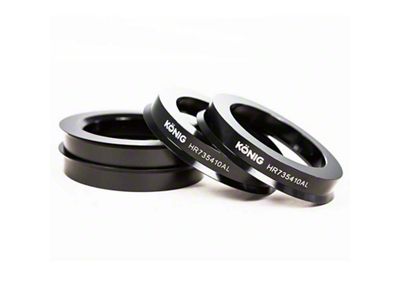 Konig Aluminum Hub Ring Set 4pcs - 73.1mm O.D. / - HR735410AL