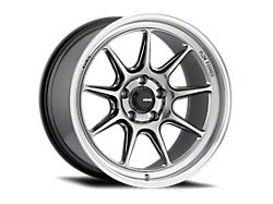 Konig Countergram Hyper Chrome with Machined Lip Wheel; 17x9; 32mm Offset; 5x120mm Bolt Pattern; 72.60mm Hub Bore 