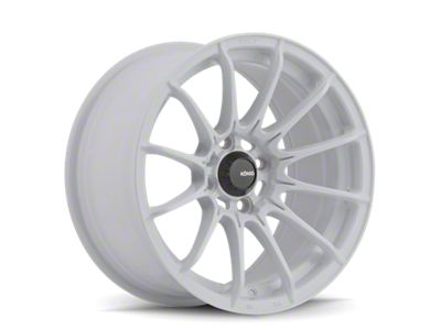 Konig Dial In Gloss White Wheel; 15x7; 35mm Offset