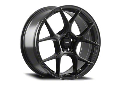 Konig Diverge Gloss Black Wheel; 18x8; 42mm Offset; 5x112mm Bolt Pattern; 66mm Hub Bore