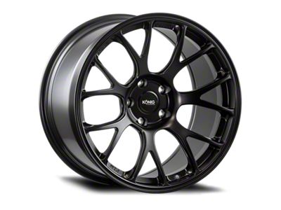 Konig F1M Satin Black Wheel; 18x10.5; 25mm Offset