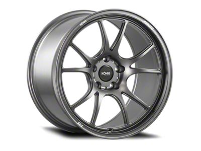 Konig F3S Satin Charcoal Wheel; 17x9; 40mm Offset; 5x114.3mm Bolt Pattern; 73.10mm Hub Bore