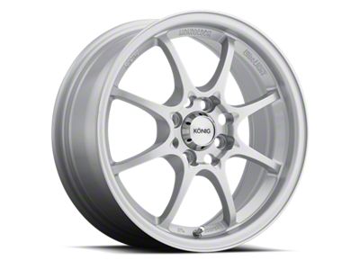 Konig Helium Silver Wheel; 15x6.5; 40mm Offset