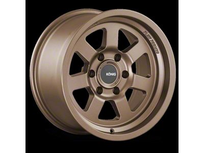 Konig HT2 Satin Bronze Wheel; 17x8.5; -6mm Offset
