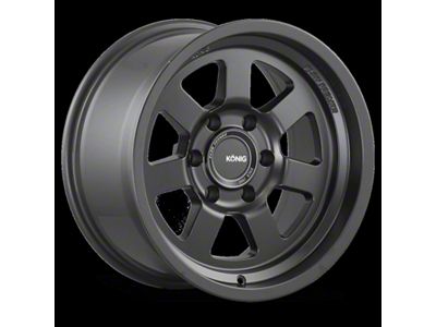Konig HT2 Matte Black Wheel; 18x9; 0mm Offset
