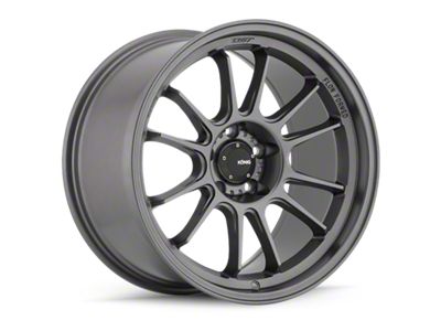 Konig Hypergram Matte Grey Wheel; 15x7.5; 35mm Offset; 4x100mm Bolt Pattern; 73.10mm Hub Bore