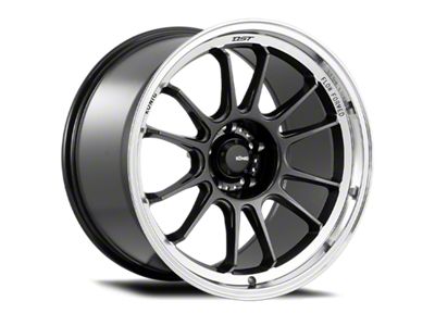 Konig Hypergram Metallic Carbon with Machined Lip Wheel; 15x7.5; 35mm Offset; 4x100mm Bolt Pattern; 73.10mm Hub Bore