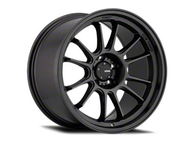 Konig Hypergram Matte Black Wheel; 18x8.5; 43mm Offset
