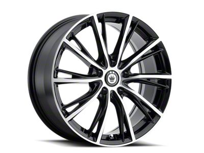 Konig Impression Gloss Black Machined Wheel; 18x8; 40mm Offset