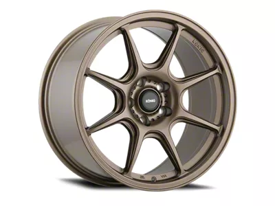 Konig Lockout Matte Bronze Wheel; 18x8.5; 43mm Offset