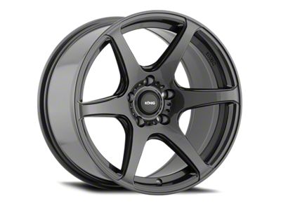 Konig Tandem Gloss Graphite Wheel; 18x8; 35mm Offset