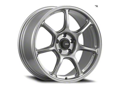 Konig Ultragram Titanium Metallic Wheel; 15x7; 30mm Offset; 4x100mm Bolt Pattern; 73.10mm Hub Bore