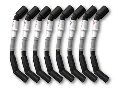 Kooks 10mm Spark Plug Wire - Grey w/Black Boots Set - 750202