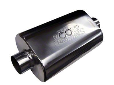 Kooks Universal 2 1/2in Center/Center Oval Muffler 4x8x12 - KO250-12