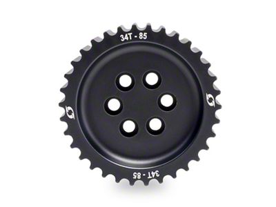 Kraftwerks Cogged Pulley - 85mm Cogged 64mm Width 6 Bolt - 159-99-8564