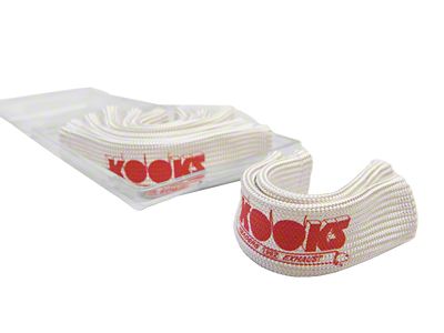 Kooks Universal Spark Plug Sleeve Set - Natural w/Red Logo